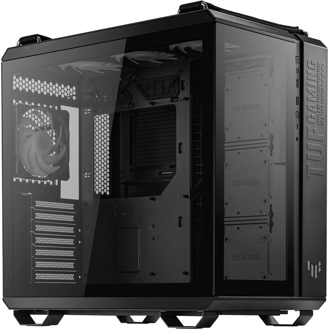 Asus Tuf Gaming Gt502 Plus - Mid Tower - Atx - Seitenteil Mit Fenster (gehärtetes Glas) - Keine Spannungsversorgung - Schwarz - Usb/audio (90dc0090-B