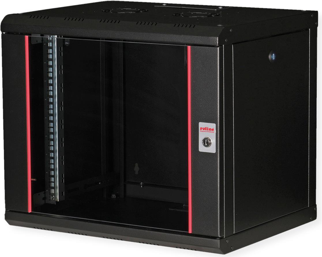 Roline 19 Zoll Wandgehäuse Pro 9 He 450x600 Bxt Schwarz - Wandgehäuse (26.21.0172)