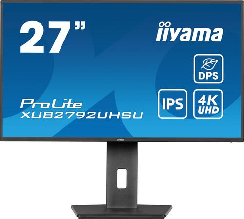 Iiyama Tft Xub2792uhsu 68.4cm (27'') Flachbildschirm (tft/lcd) - 3840x2160 -Hdmi - Dp - 3xusb (xub2792uhsU-B6)