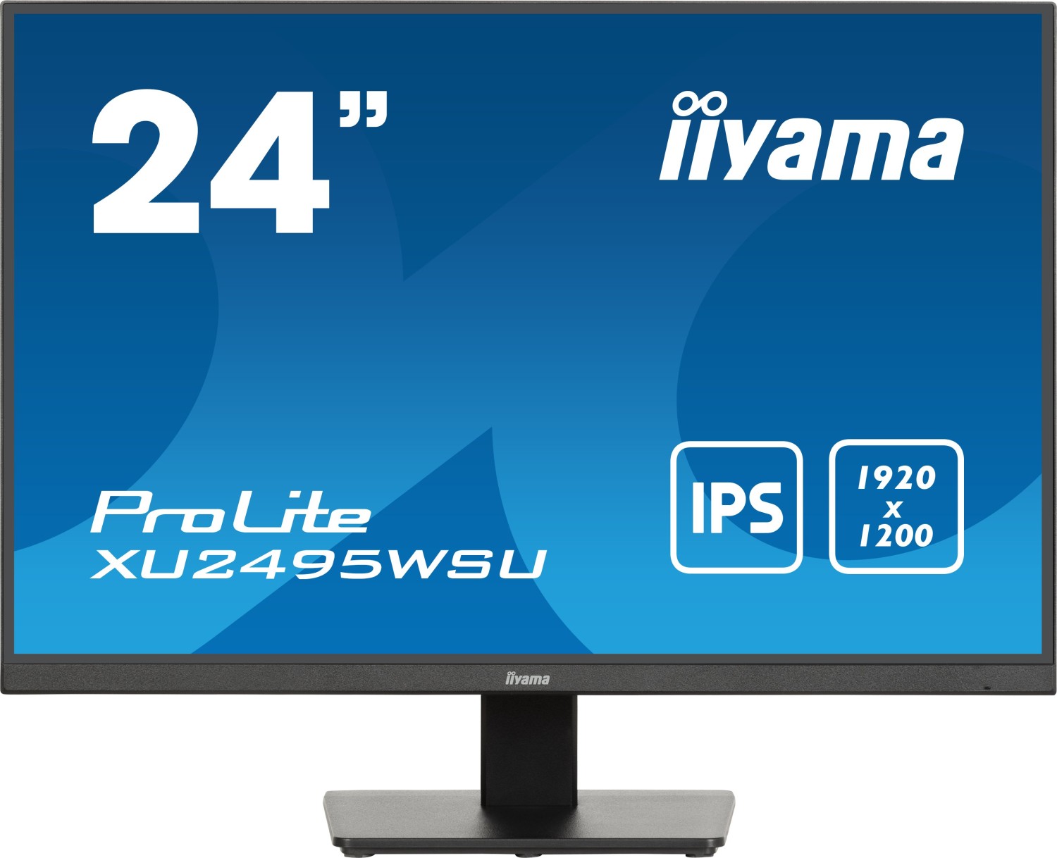Iiyama Prolite Xu2495wsU-B7 Computerbildschirm 61 Cm (24") 1920 X 1200 Pixel 4k Ultra Hd Led Schwarz (xu2495wsU-B7)
