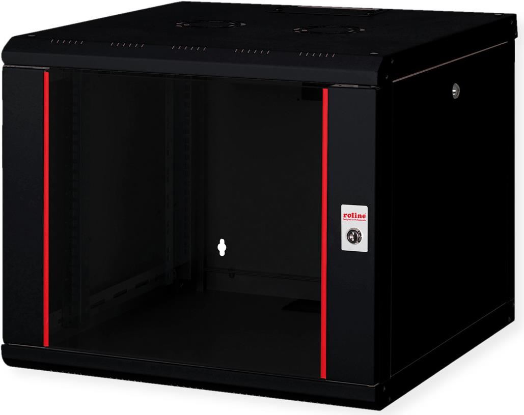 Roline 19 Zoll Wandgehäuse Pro 9 He 600x600 Bxt Schwarz - Wandgehäuse (26.21.0173)