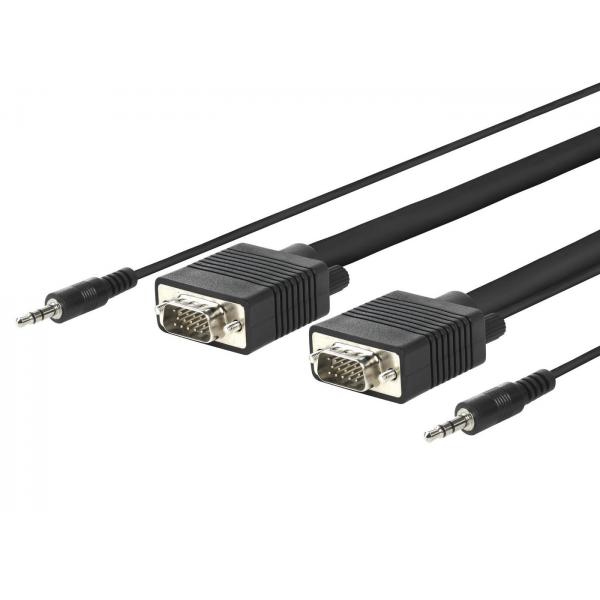 Vivolink Provgas30 Cavo Vga 30 M Vga [D-Sub] Nero (pro Vga + Audio M - M - . - Warranty: 1188m)