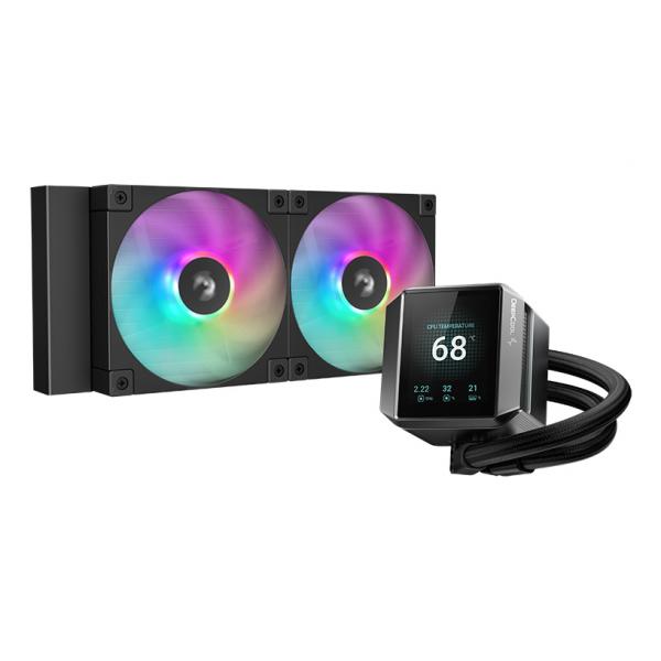 Deepcool Mystique 240 Argb Processore Raffreddatore Di Liquidi Tutto In Uno 12 Cm Nero 1 Pz (deepcool Mystique 240 Cpu Cooler, Argb, Personalized Coo