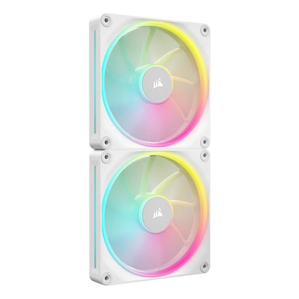 Corsair CO-9051032-Ww Sistema Di Raffreddamento Per Computer Case Per Computer Ventilatore 14 Cm Bianco 2 Pz (corsair Icue Link Lx140 Rgb - Indsats)