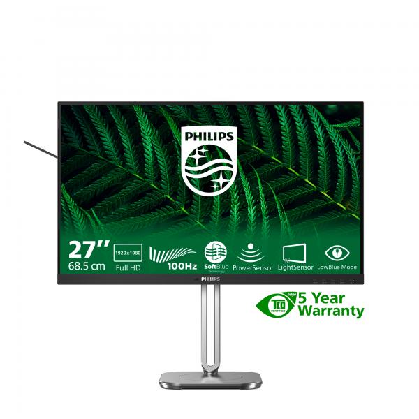 Philips 5000 Series 27b2g5200/00 Monitor Pc 68,6 Cm [27] 1920 X 1080 Pixel Full Hd Lcd Antracite (led Monitor 27 Inch Full Hd [1080p])
