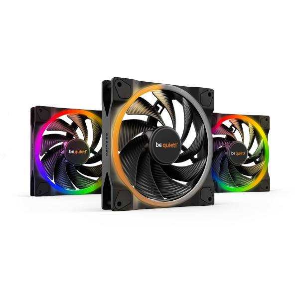 Be Quiet Light Wings Argb 140mm Pwm High Speed Fan - Triple Pack