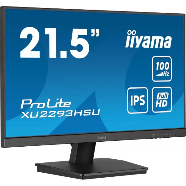 Iiyama Prolite Xu2293hsU-B7 Monitor Pc 54,6 Cm [21.5] 1920 X 1080 Pixel Full Hd Led Nero (iiyama Prolite Xu2293hsU-B7 22 Inch Ips Monitor, Full Hd, 1