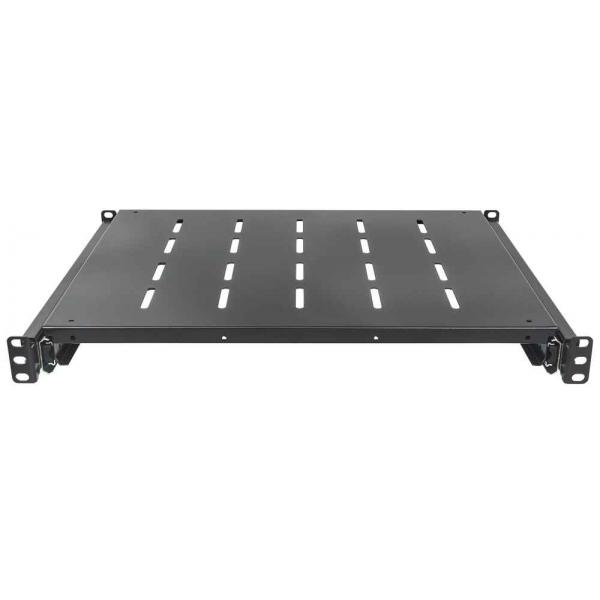 Intellinet 712620 Porta Accessori Mensola Per Scaffale (19in Sliding Shelf 1u BlacK- - 800/1000mm/depth Shelf/550mm) - Image 3