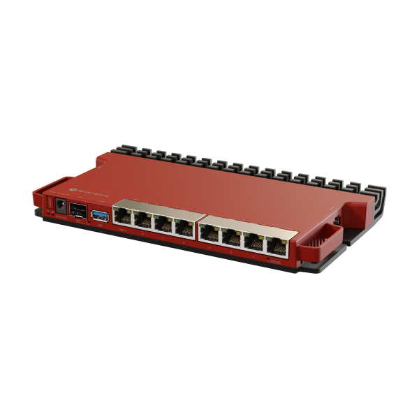 Mikrotik L009uigS-Rm Router Cablato 2.5 Gigabit Ethernet, Gigabit Ethernet Rosso (mikrotik L009 8 Port Poe High Performance Router - Includes Rackmou - Image 3