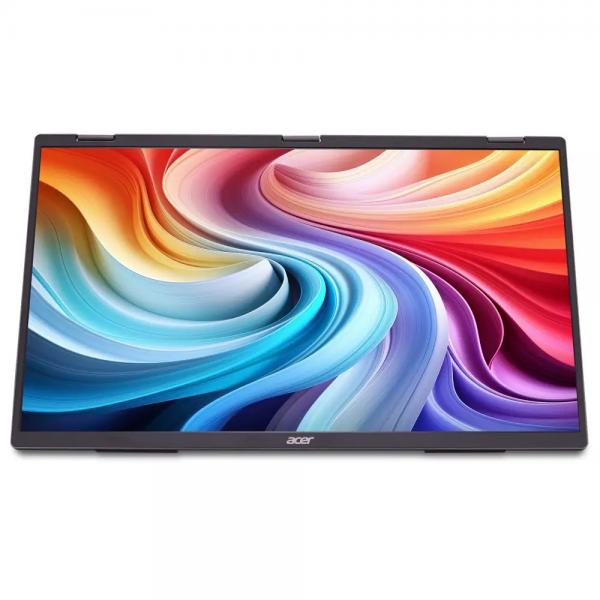 Acer Pd193qebmiuux Monitor Pc 47 Cm [18.5] 1920 X 1080 Pixel Double Full Hd Led Grigio (pd193qebmiuux 18.5in Portabel - 1920x1080 Hdmi TypE-C Black)