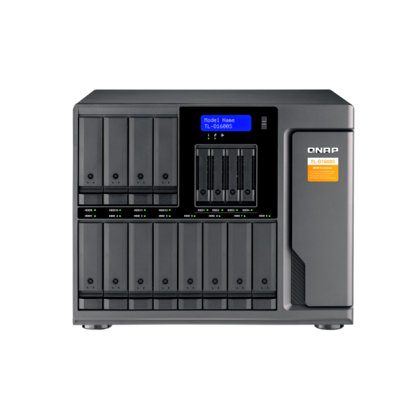 Qnap TL-D1600s Contenitore Di Unità Di Archiviazione Box Esterno Hdd/ssd Nero, Grigio 2.5/3.5 (16-Bay Desktop Sata Jbod Expansion Unit With A QxP-160 - Image 3