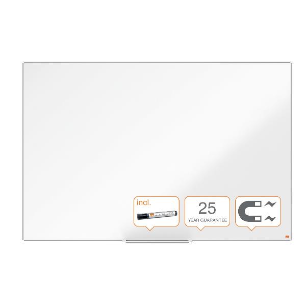 Nobo Impression Pro Lavagna 1482 X 972 Mm Smaltato Magnetico (nobo 1915397 Impression Pro 1500x1000mm Enamel Magnetic Whiteboard)