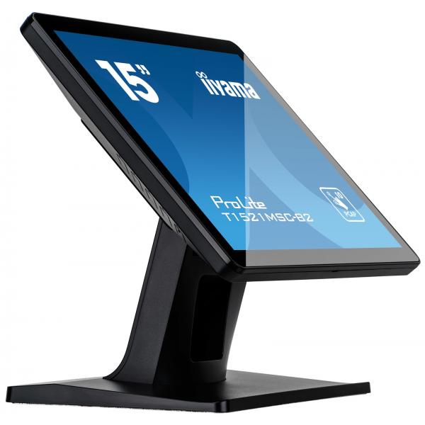 Iiyama Prolite T1521msC-B2 Monitor Pc 38,1 Cm [15] 1024 X 768 Pixel Xga Led Touch Screen Da Tavolo Nero (iiyama Prolite T1521msC-B2 Sk?rm - Led)
