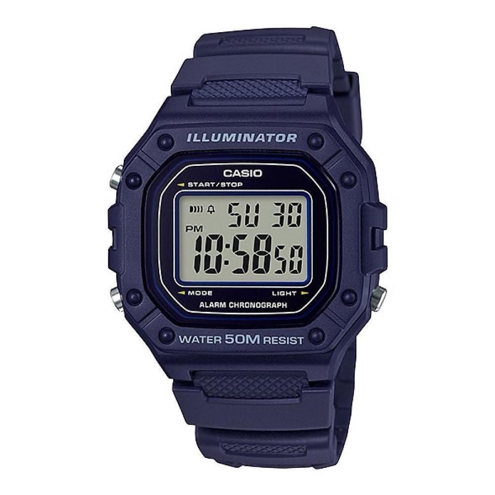 ?casio Timeless Collection Mod. Sport Illuminator Wr 50m. Alarm. Chronograph - Blue