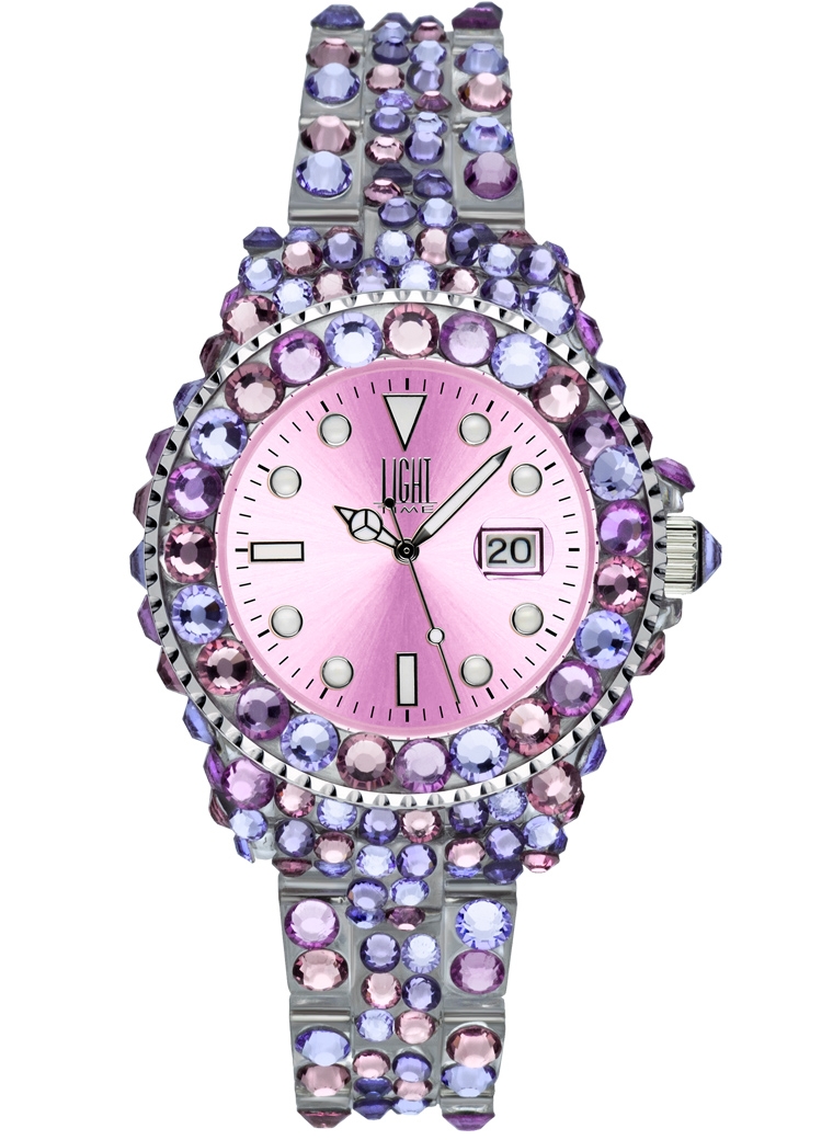 Light Time Mod. Mediterraneo - Full Strass / Pink