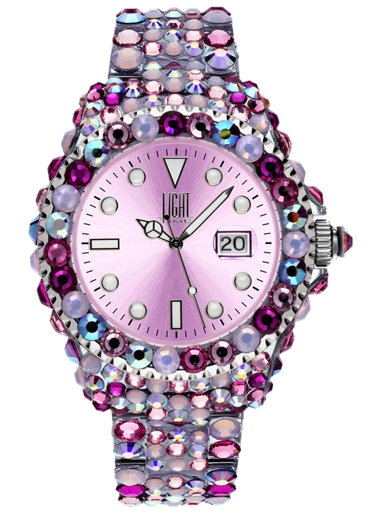 Light Time Mod. Mediterraneo - Full Strass / Pink