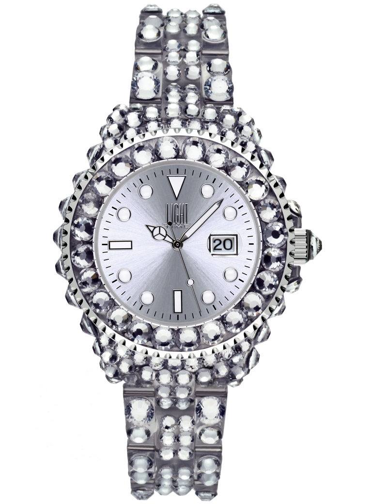 Light Time Mod. Mediterraneo - Full Strass / Silver