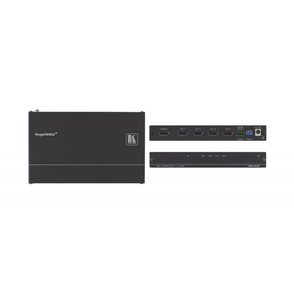 Kramer Electronics VM-4h2 Amplificatore Video Nero (kramer VM-4h2 - VideO-/audiosplitter -)