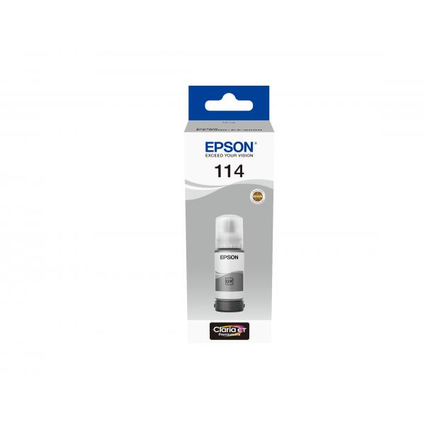 Epson Ecotank 114 - 70 Ml - Grigio - Originale - Ricarica Inchiostro