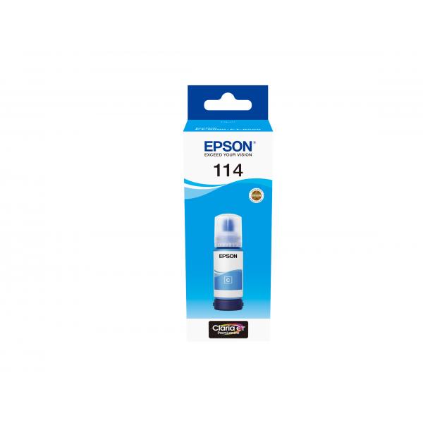 Epson 114 - 70 Ml - Ciano - Originale - Ricarica Inchiostro