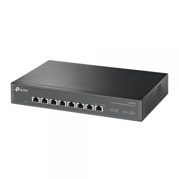 TP-Link TL-Sx1008 V1 - Switch - Desktop, Su Rack