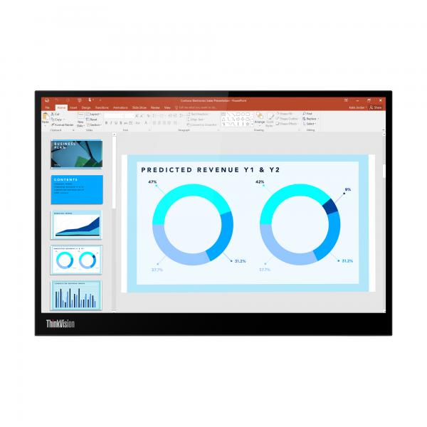 Lenovo Thinkvision M14d - Monitor Led - 35,6 Cm (14")