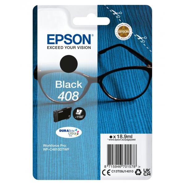 Epson 408 - 18,9 Ml - Nera - Originale - Confezione In Blister
