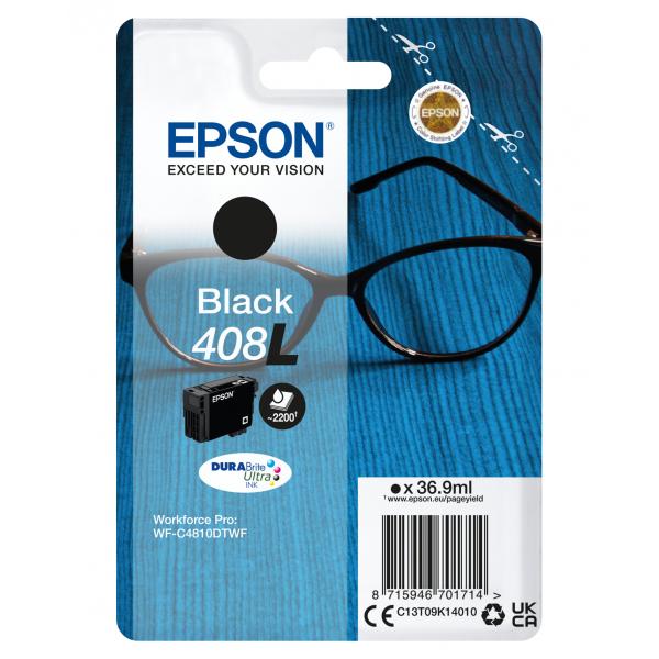 Epson 408l - 36,9 Ml - Capacità Extra Elevata - Nero