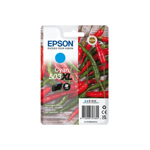 Epson 503xl - 6.4 Ml - Xl - Cyan - Original - Blister Mit RF- / Akustischem Alarmsignal