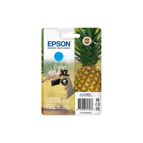 Epson 604xl Confezione Singola - 4 Ml - Xl - Ciano - Originale