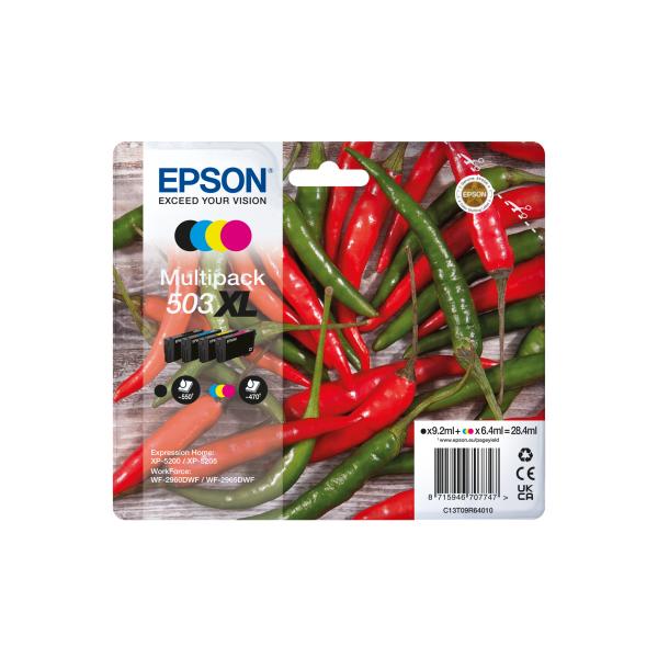 Epson 503xl Multipack - Confezione Da 4 - Xl - Nero, Ciano, Magenta, Giallo