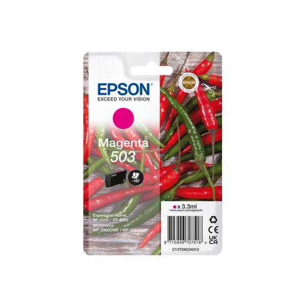 Epson 503 - 3,3 Ml - Magenta - Originale - Blister Con Segnale Di Allarme Rf/acustico