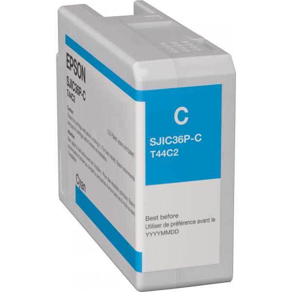 Epson Sjic36p(c) - 80 Ml - Ciano - Originale - Cartuccia D'inchiostro