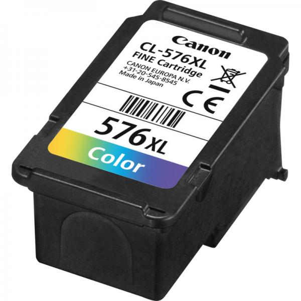Canon CL-576xl - 12,6 Ml - Resa Elevata - Colore (ciano, Magenta, Giallo)