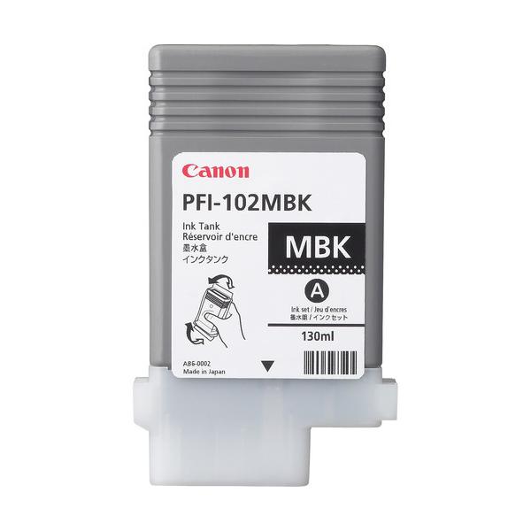Canon PfI-102 Mbk - 130 Ml - Nero Opaco - Originale