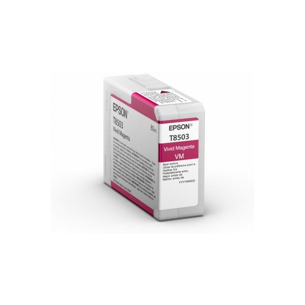 Epson T8503 - 80 Ml - Vivid Magenta - Originale