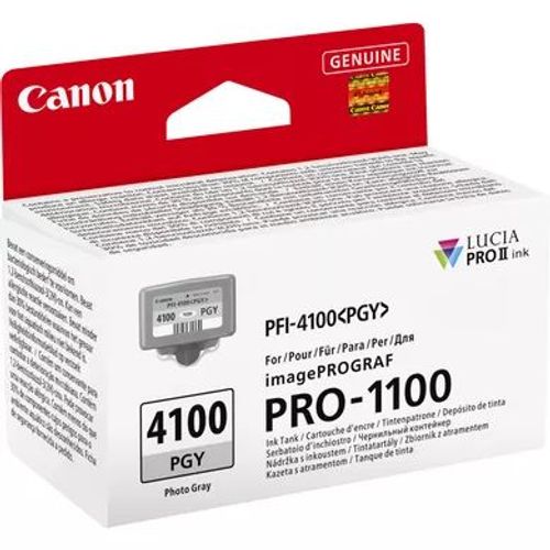 Canon PfI-4100 Pgy - 80 Ml - Grigio Fotografico - Originale - Image 4
