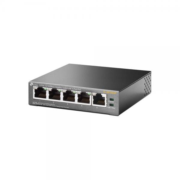 TP-Link TL-Sf1005p - Switch - Non Gestito - 5 X 10/100 (4 Poe) - Image 3
