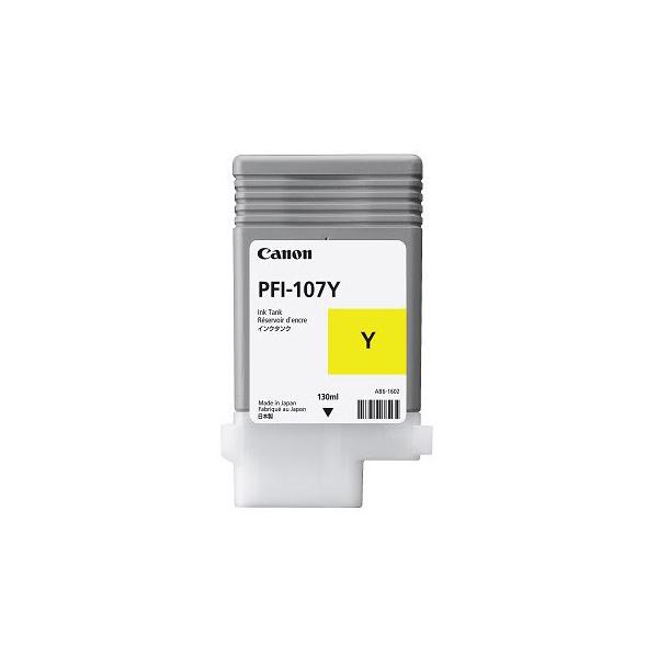 Canon PfI-107 Y - 130 Ml - Giallo - Originale - Serbatoio D'inchiostro