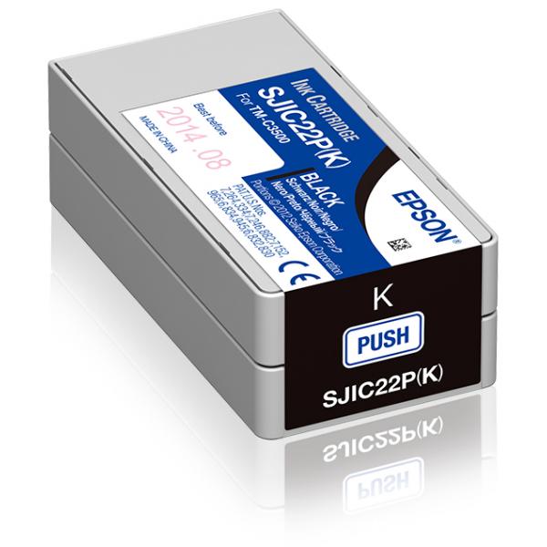 Epson Sjic22p(k) - Nero - Originale - Cartuccia D'inchiostro