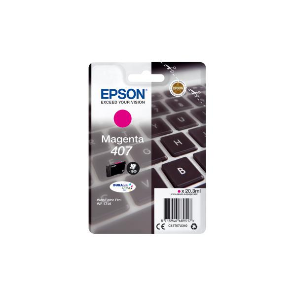 Epson 407 - 20,3 Ml - Taglia L - Magenta - Originale