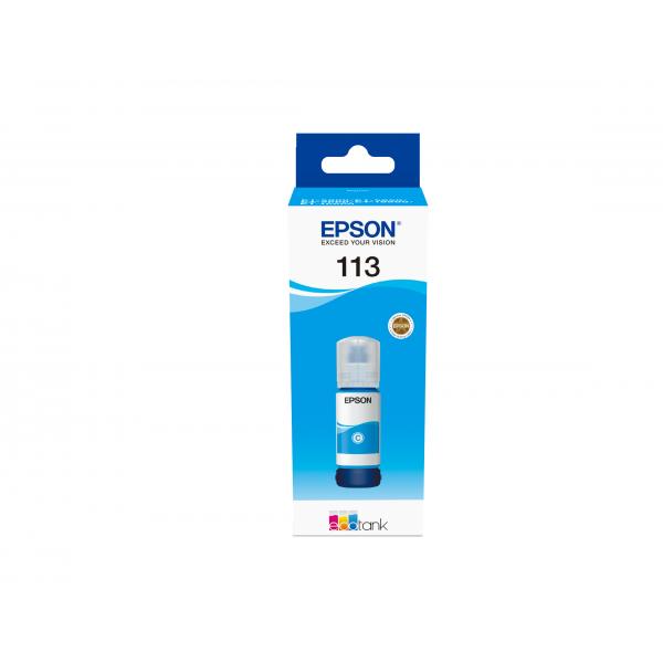Epson Ecotank 113 - 70 Ml - Ciano - Originale - Ricarica Inchiostro