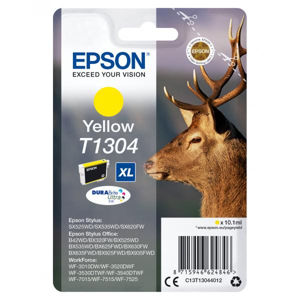 Epson T1304 - 10,1 Ml - Giallo - Originale - Confezione In Blister