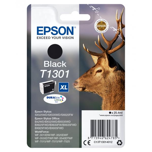 Epson T1301 - 25,4 Ml - Taglia Xl - Nero - Originale