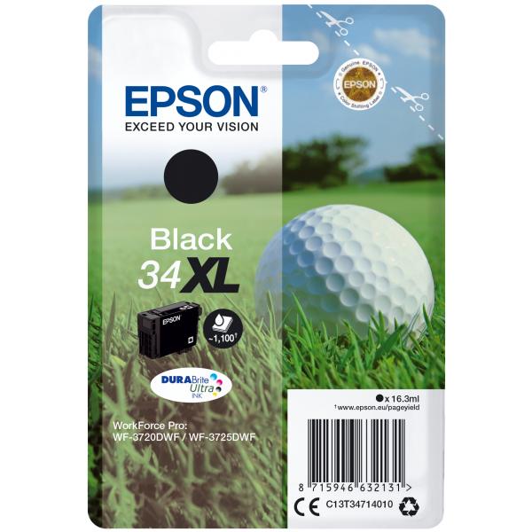 Epson 34xl - 16,3 Ml - Xl - Nero - Originale