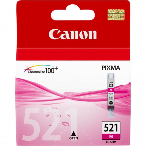 Canon ClI-521m - 9 Ml - Magenta - Originale - Serbatoio D'inchiostro