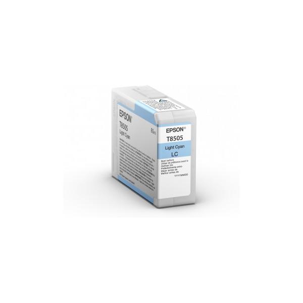 Epson T8505 - 80 Ml - Ciano Chiaro - Originale - Cartuccia D'inchiostro