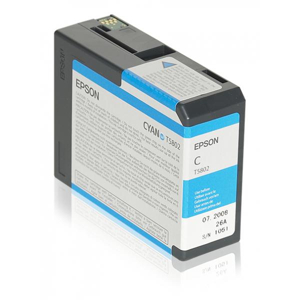 Epson T5802 - 80 Ml - Ciano - Originale - Cartuccia D'inchiostro