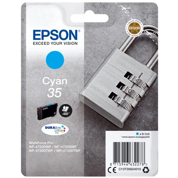 Epson 35 - 9,1 Ml - Ciano - Cartuccia D'inchiostro Originale
