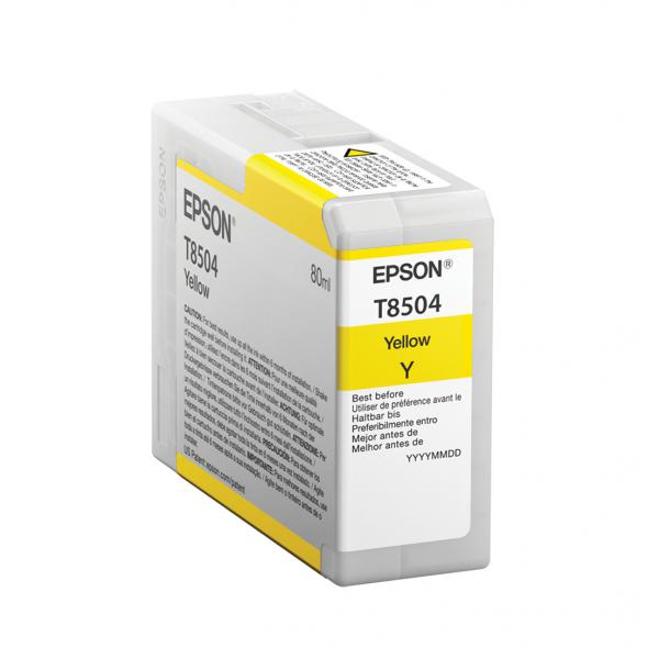 Epson T8504 - 80 Ml - Giallo - Originale - Cartuccia D'inchiostro